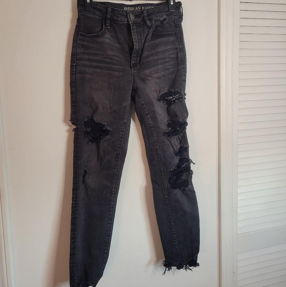 American Eagle torn jean